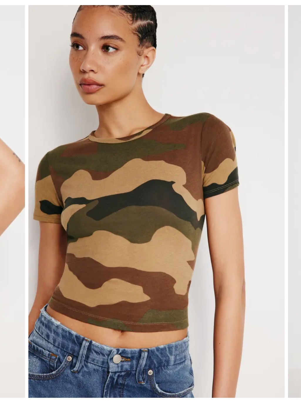 Featherweight Cotton Slim Fit Camo T-Shirt